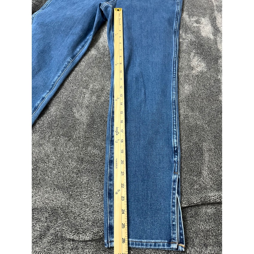 Trendy Madewell 11 Roadtripper Jeans High Rise Side Slit Denim Women's 28 - Picture 7 of 8